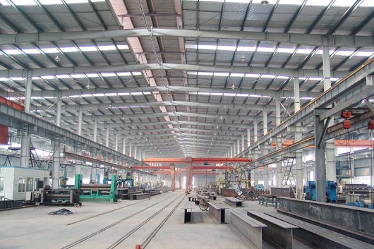 山西運城盛大鋼結構加工擴建車(chē)間全面竣工
