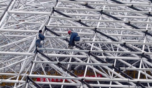 現代建筑網(wǎng)架結構的安裝施工方法