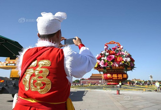 天安門(mén)廣場(chǎng)鋼結構花籃