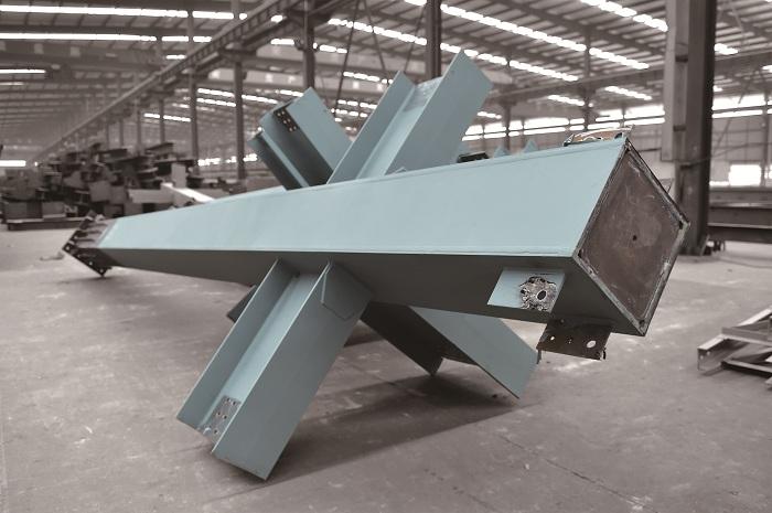 鋼結構廠房箱型柱圖片